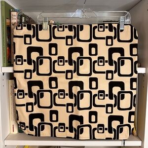 MCM Mod Faux Leather Throw Pillow Covers. 19x19